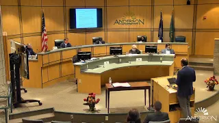 City of Anderson City Council Meeting  - October 12, 2020