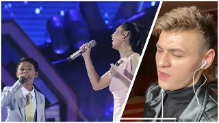 HONEST REACTION to Vanjoss Bayaban & Coach Sarah - Habang May Buhay | The Voice Kids