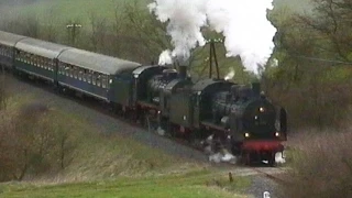 Mit Volldampf durch die Eifel - Dampflok 38 1182 u. 38 2267 und Diesellok 221 135-7