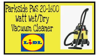 Πήρα την Σκουπα υγρού και στεγνού καθαρισμού απο το #lidl  Parkside PWS 20 #vacuumcleaner