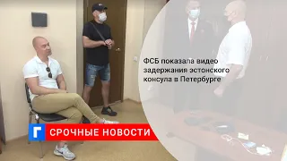 ФСБ опубликовала видео задержания эстонского консула в Петербурге