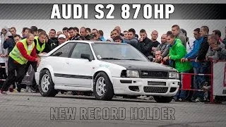 AUDI S2 DRAGPOWER NEW RECORD HOLDER STREET LEGAL CAR 2015 | Autokinisimag
