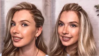 2 УНИВЕРСАЛЬНЫЕ ОБЪЕМНЫЕ ПРИЧЕСКИ НА РАСПУЩЕННЫЕ ВОЛОСЫ  EASY PERFECT HALF UP HALF DOWN HAIRSTYLES