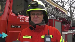 Brand in der Ortsmitte von Bad Birnbach 10.01.2020