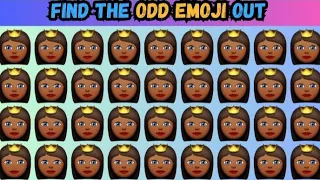 FIND THE ODD EMOJI OUT How good are your eyes Quiz | Odd One Out Puzzle | Find The Odd Emoji Quizzes