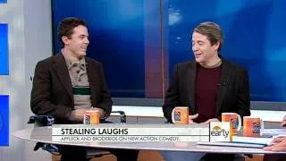 Casey Affleck, Matthew Broderick on "Tower heist"