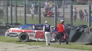 Dale Earnhardt Jr. HARD Crash NASCAR Watkins Glen 2009