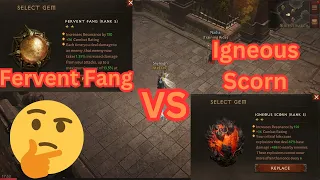 Fervent Fang Vs. Igneous Scorn | Let's Test and See, May Be Surprised | Diablo Immortal