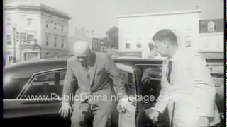 President Dwight D. Eisenhower in Gettysburg Comments on Khrushchevs Visit 1959