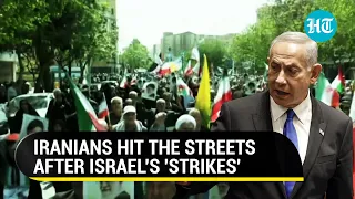 Iranians Protest, Palestinians & Israelis Tear Into Iran & Israel For 'Staging A War' | Watch