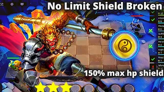 NO ONE CAN COMPETE WITH THIS MUCH SHEILD WITH 3 STAR SUN | MAGIC CHESS BEST SYNERGY COMBO TERKUAT