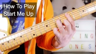 'Start Me Up' The Rolling Stones Guitar Lesson