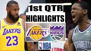 Los Angeles Lakers vs Sacramento Kings 1st QTR Game Highlights | March 6 | 2024 NBA Season
