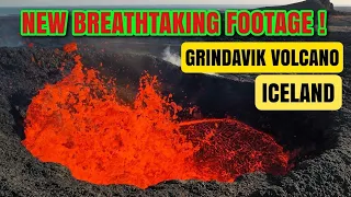 Groundbreaking Footage From Iceland Volcano Rim! Latest Drone Update! New Epic Flight! Apr 13, 2024