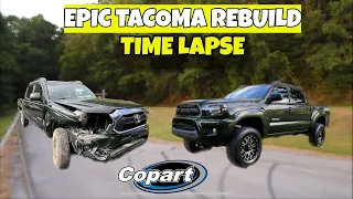 This Guy Rebuilds A Wrecked Toyota Tacoma In 20 Minutes And It's Insane