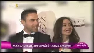 Neslihan Atagül & Kadir Doğulu- Dizi Magazin (CINE5) 18.04.2015