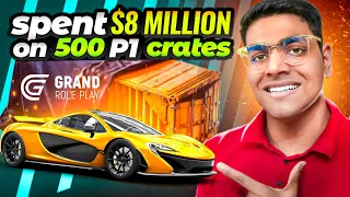 I Spent $8 Million To Open 500 McLaren P1 Crates | Did I Win Anything? | GTA 5 Grand RP #31