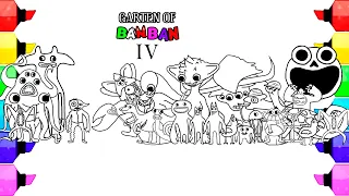 New Coloring Pages Garten Of Banban 4 / Color All New Monsters NEW SECOND Teaser Trailer / NCS MUSIC