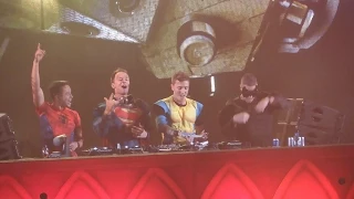 SuperHeroes @ Tomorrowland 2015 (Laidback Luke, Yves V & Blasterjaxx) (last ~12min)