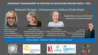 Emergency Management in Hospitals & Healthcare Speaker Series