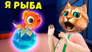 Я РЫБА  🐟 Весёлый Кот ПОБЕГ в игре I Am Fish Симулятор и Эволюция Рыбы