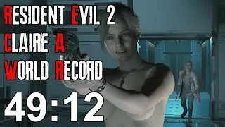 Resident Evil 2 Remake - Claire A Speedrun Former World Record - 49:12