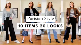 Parisian Style Fall 10x20 Capsule Wardrobe
