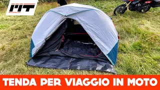 THE BEST TENT FOR MOTORCYCLE TRAVEL?🤔 QUECHUA 2 SECOND EASY ‼️