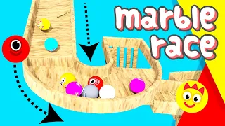 Numberblocks Marble Race (NEW!) #1