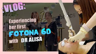 【VLOG】 Experiencing her first FOTONA 6D ｜DR D AESTHETICS CLINIC SINGAPORE