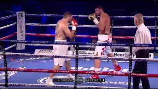 The best moments Filip Hrgovic vs. Alexandre Kartozia