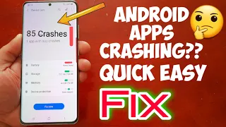 How To Fix Your APPS Keep Crashing On Multiple Android Phones|SAMSUNG||PIXEL|REALME|SONY & MANY MORE