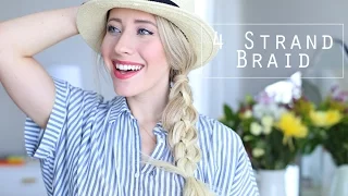 Four Strand Braid tutorial EXPLAINED!!!