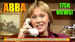 AGNETHA from ABBA: "THIS is how you SAY MY NAME!" (RARE Live Video!)