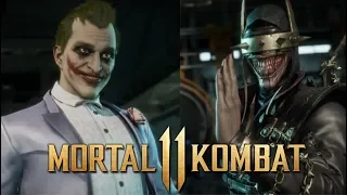 Mortal Kombat 11 - All Joker VS Batman Who Laughs Intro Dialogue!