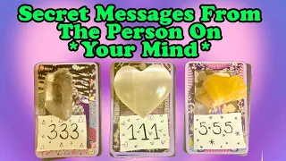 Hidden Messages REVEALED👁💌 From The Person You Can't Stop Thinking About - Pick A Card