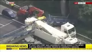 Bridge Collapses On M20 Between Junctions 3 & 4