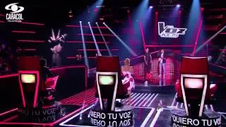 Hernando cantó ‘Monalisa’ de Alkilados - LVK Colombia- Audiciones a ciegas - T1