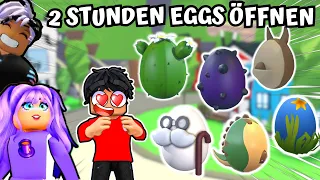 WIR ÖFFNEN 2 STUNDEN ALTE EGGS in ADOPT ME! | Roblox Deutsch