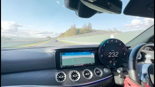 Mercedes AMG E53 Sliding At 100mph+ On The Fastest Part Of The Nurburgring (Passenger 💩 Himself)