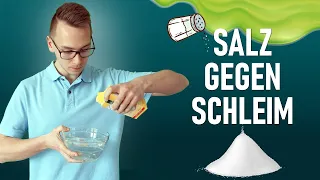 Schleim aus der Lunge lösen mit Salz (so geht's richtig)