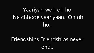 Yaariyan-Cocktail English Subtitles........