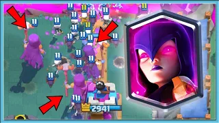 😎 NEW CARD - SUPER WITCH! BEST DECK FOR NEW CHALLENGE / Clash Royale