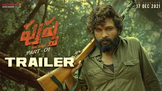 Pushpa Official Trailer | Allu Arjun | Rashmika | Fahadh Faasil | Sukumar | DSP | 17th Dec