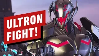 4 Minutes of Marvel Ultimate Alliance 3 Ultron Boss Fight Gameplay