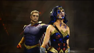 Mortal Kombat 1 - Homelander Fatality on Wonder Woman