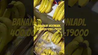 Bananlar arzonladi. Optom Narxlar. #banana #banannarxlari