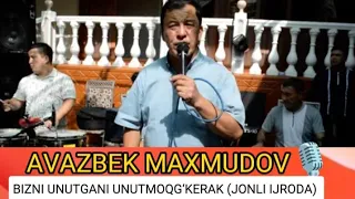 AVAZBEK  MAXMUDOV 🔥 TO'YDAGI QO'SHIQLARI JONLI IJRODA MUXLISLARI UCHUN