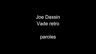 Joe Dassin-Vade retro-paroles