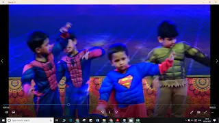 Ecstasy-2023(Annual Day):  Junior KG - Super Hero Dance